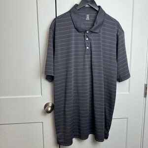 PGA Tour Golf Polo - Size XXL - Gray Striped